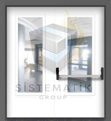 YANGIN KAPISI ��FT KANAT CAMLI